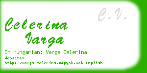 celerina varga business card